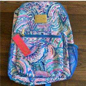 Lilly Pulitzer happy as a clam backpack